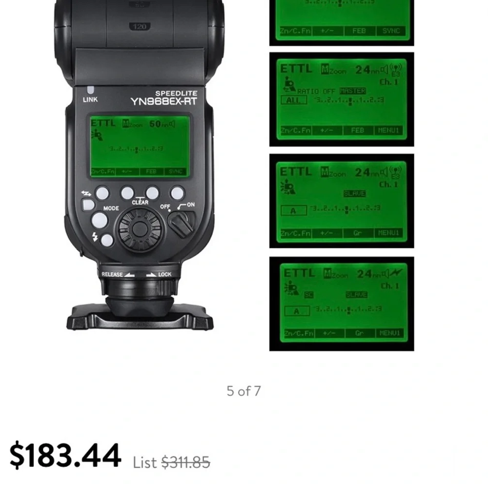 FLASLIGHT Canon, Nikon, Panasonic….Flash for digital all cameras , BRAND NEW